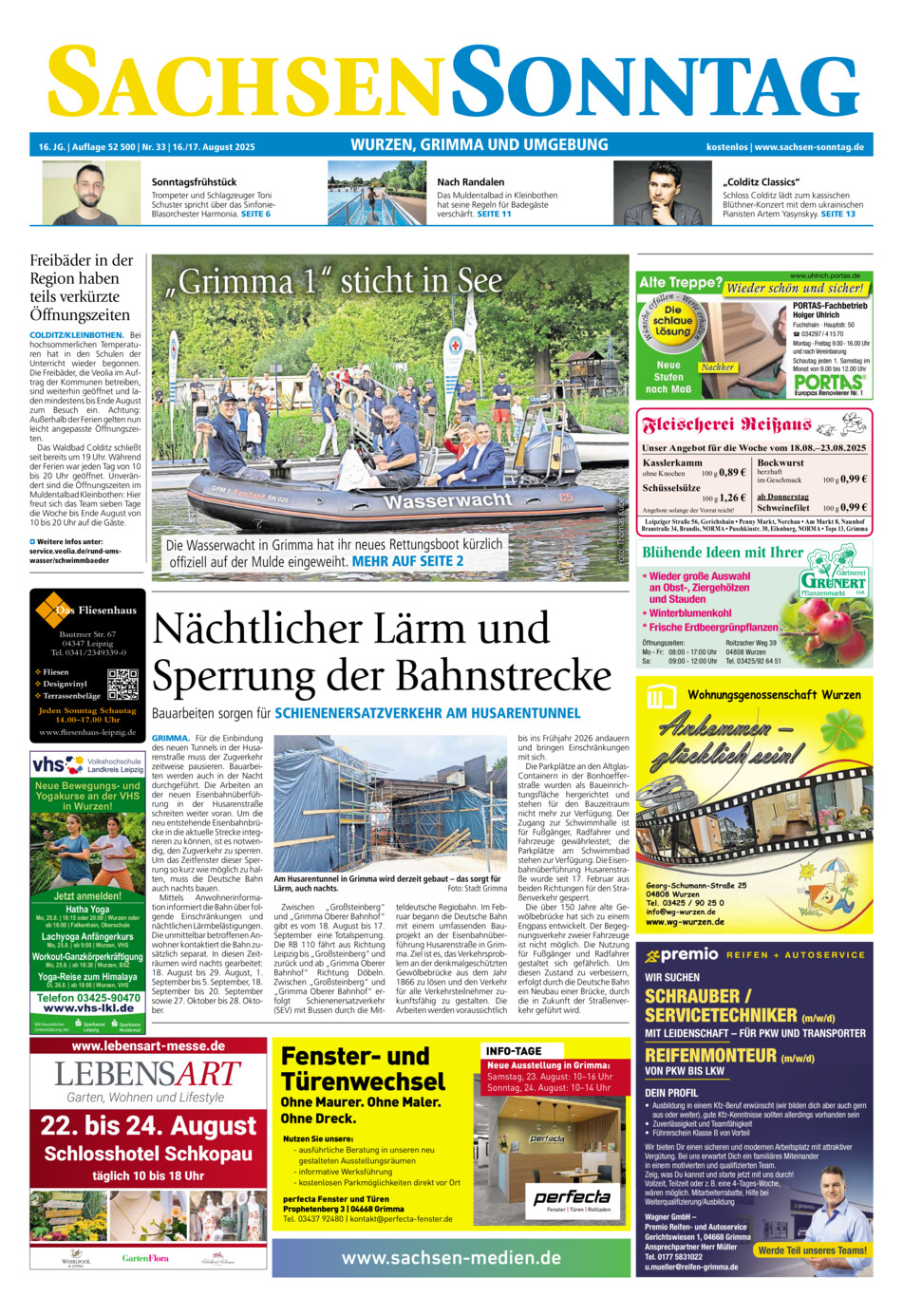 Sachsen-Sonntag Wurzen_Grimma vom Samstag, 16.08.2025