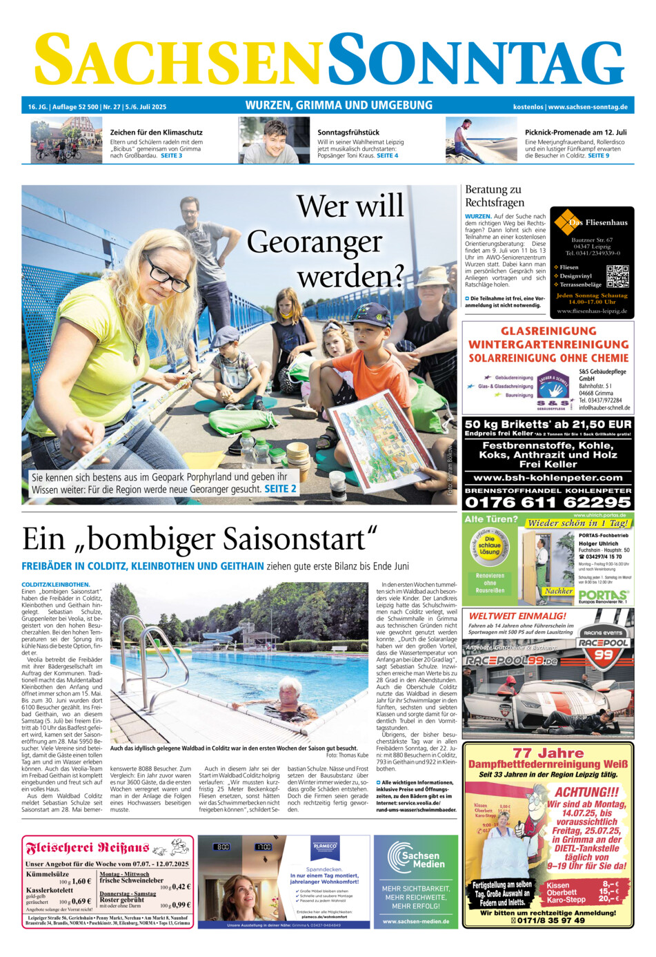 Sachsen-Sonntag Wurzen_Grimma vom Samstag, 05.07.2025