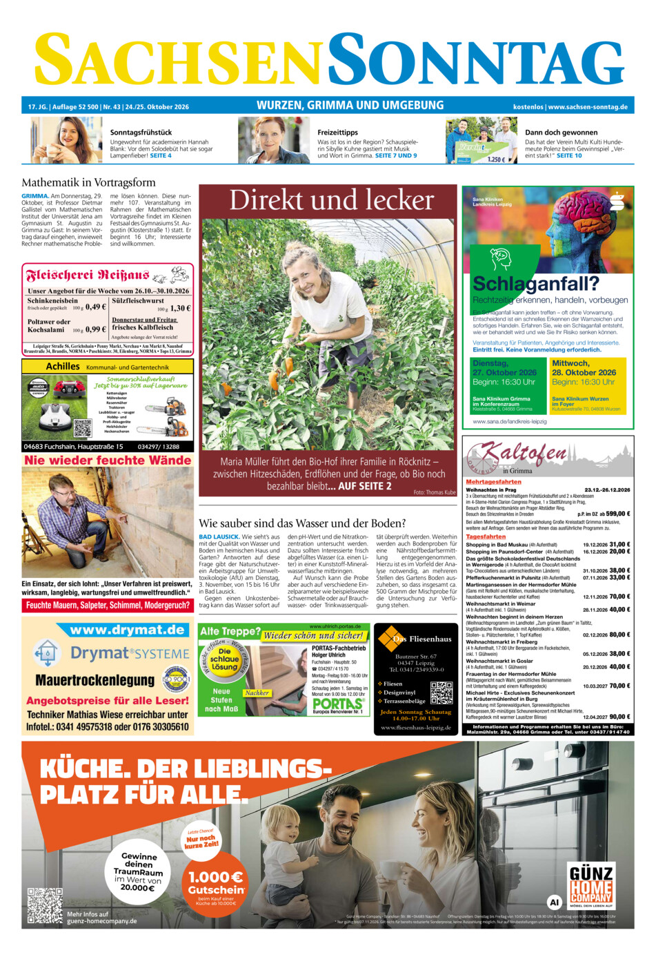 Sachsen-Sonntag Wurzen_Grimma vom Samstag, 24.10.2026