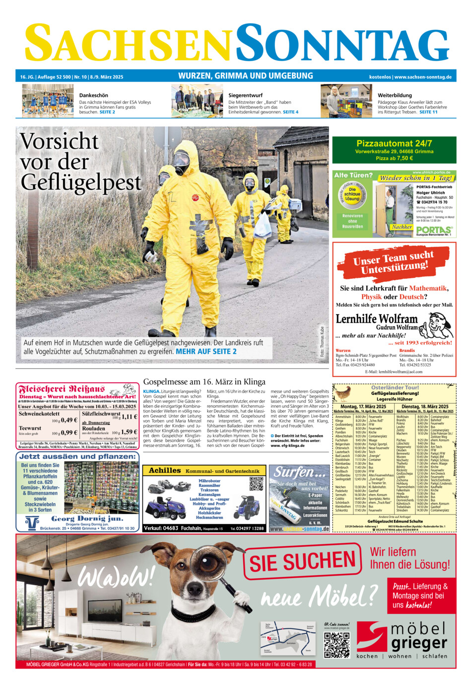 Sachsen-Sonntag Wurzen_Grimma vom Samstag, 08.03.2025