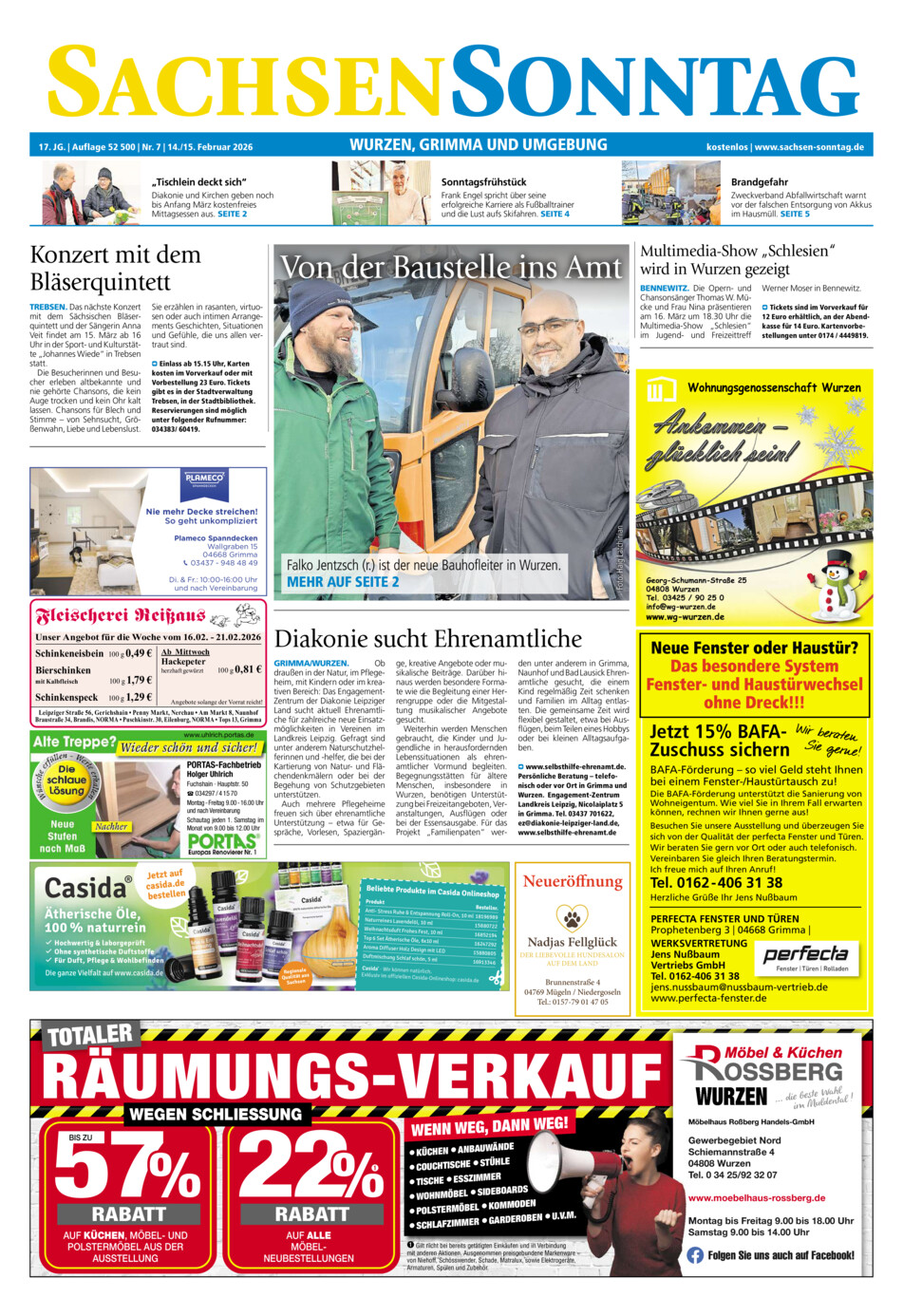 Sachsen-Sonntag Wurzen_Grimma vom Samstag, 14.02.2026