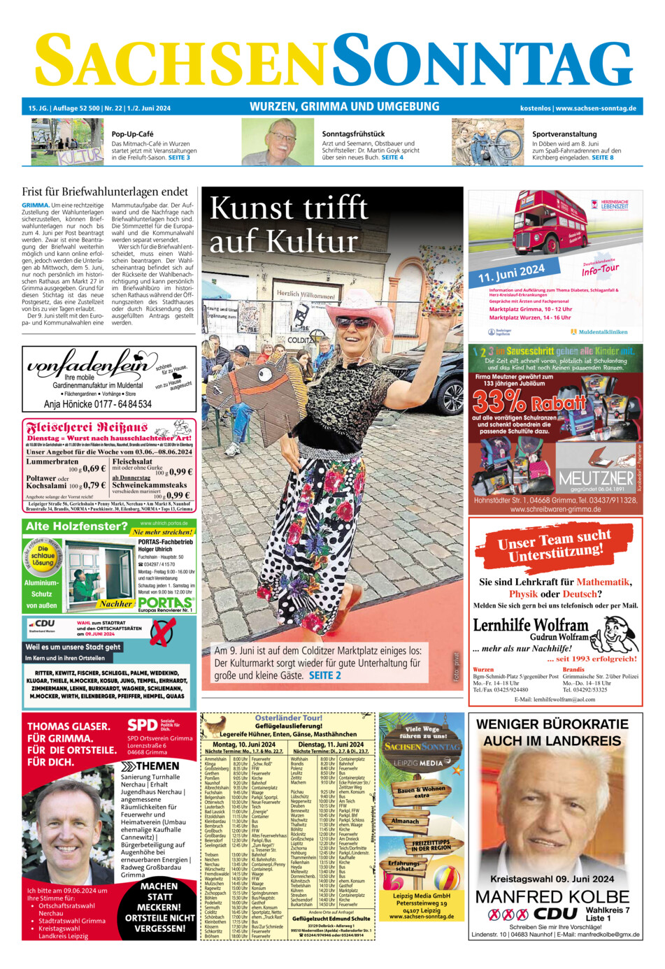 Sachsen-Sonntag Wurzen_Grimma vom Samstag, 01.06.2024