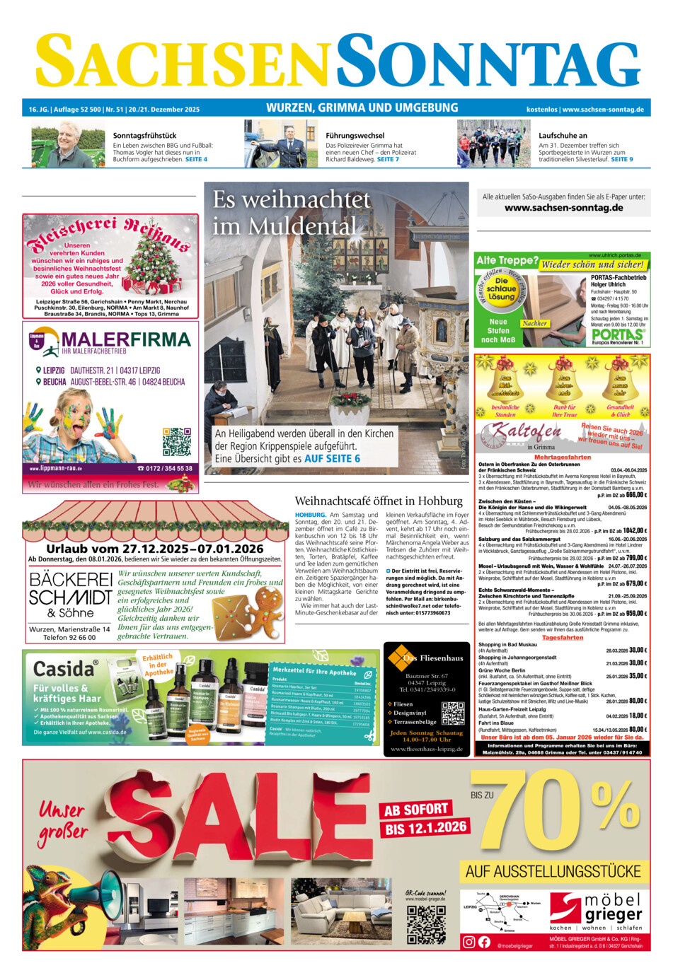 Sachsen-Sonntag Wurzen_Grimma vom Samstag, 20.12.2025