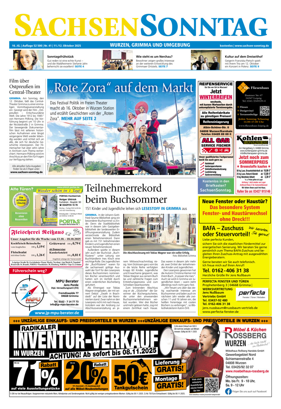 Sachsen-Sonntag Wurzen_Grimma vom Samstag, 11.10.2025