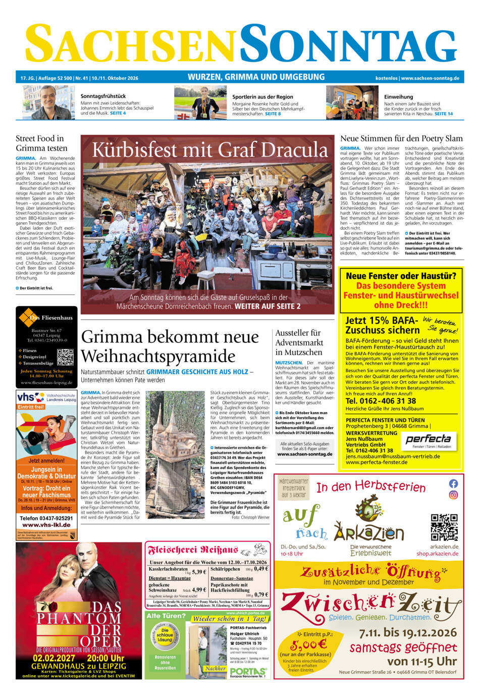 Sachsen-Sonntag Wurzen_Grimma vom Samstag, 10.10.2026