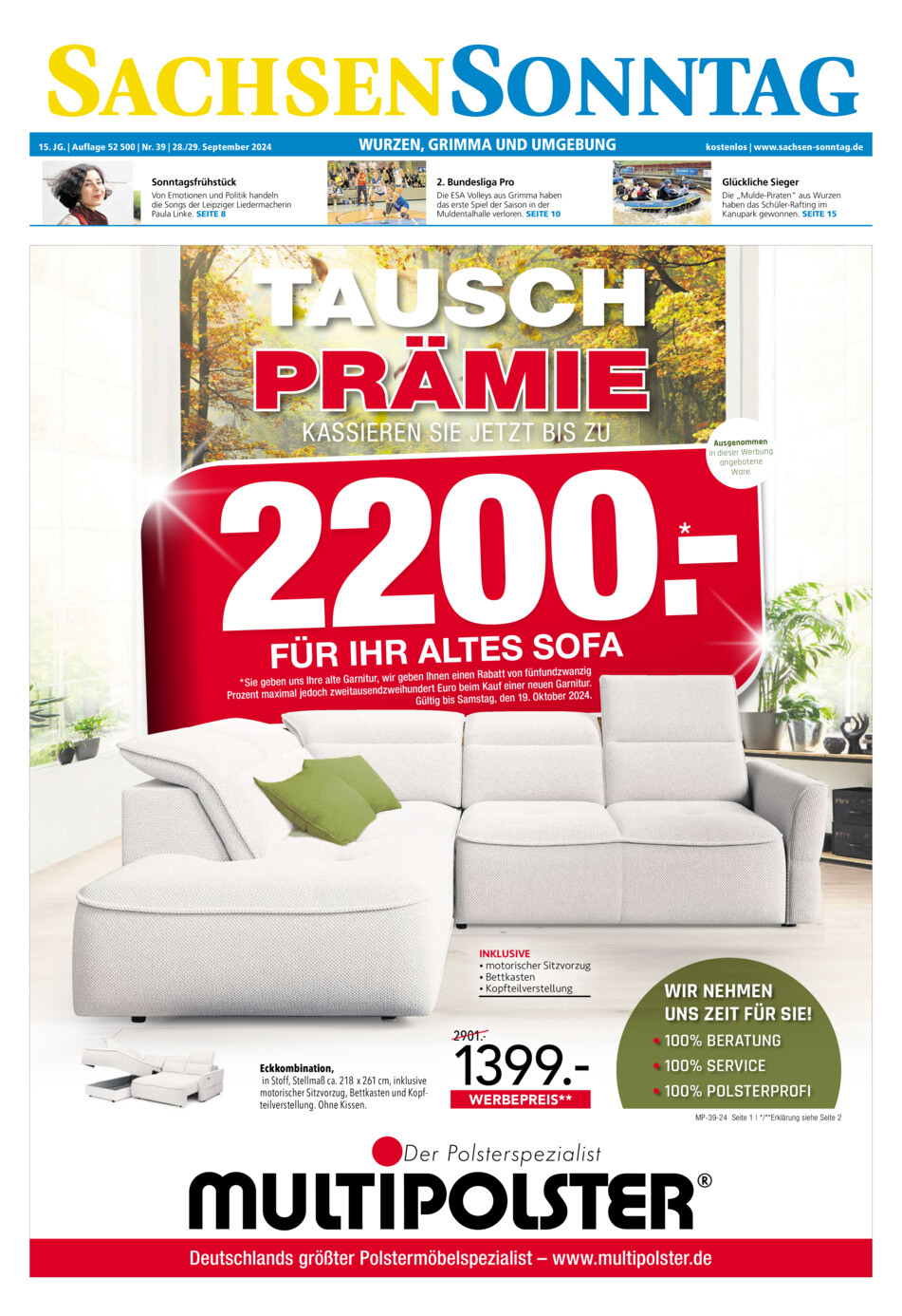 Sachsen-Sonntag Wurzen_Grimma vom Samstag, 28.09.2024