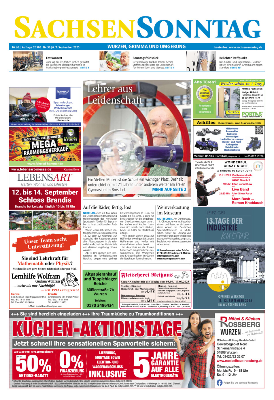 Sachsen-Sonntag Wurzen_Grimma vom Samstag, 06.09.2025
