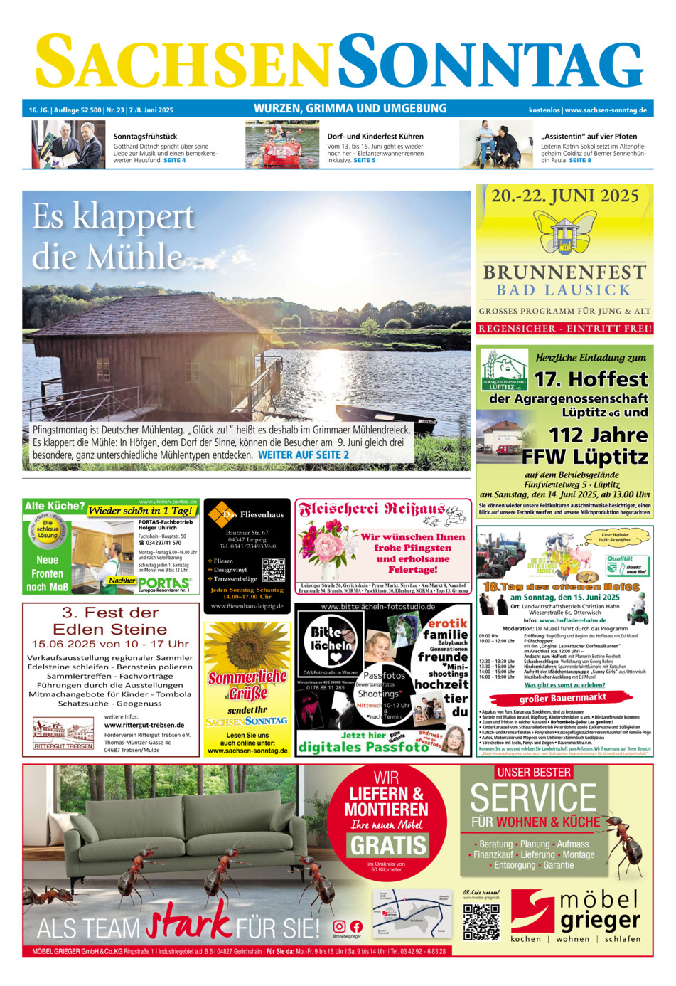 Sachsen-Sonntag Wurzen_Grimma vom Samstag, 07.06.2025