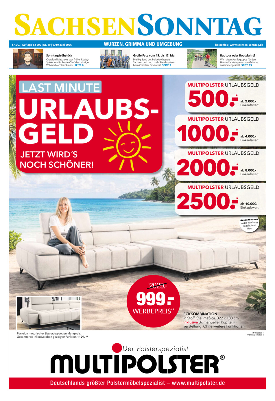 Sachsen-Sonntag Wurzen_Grimma vom Samstag, 09.05.2026