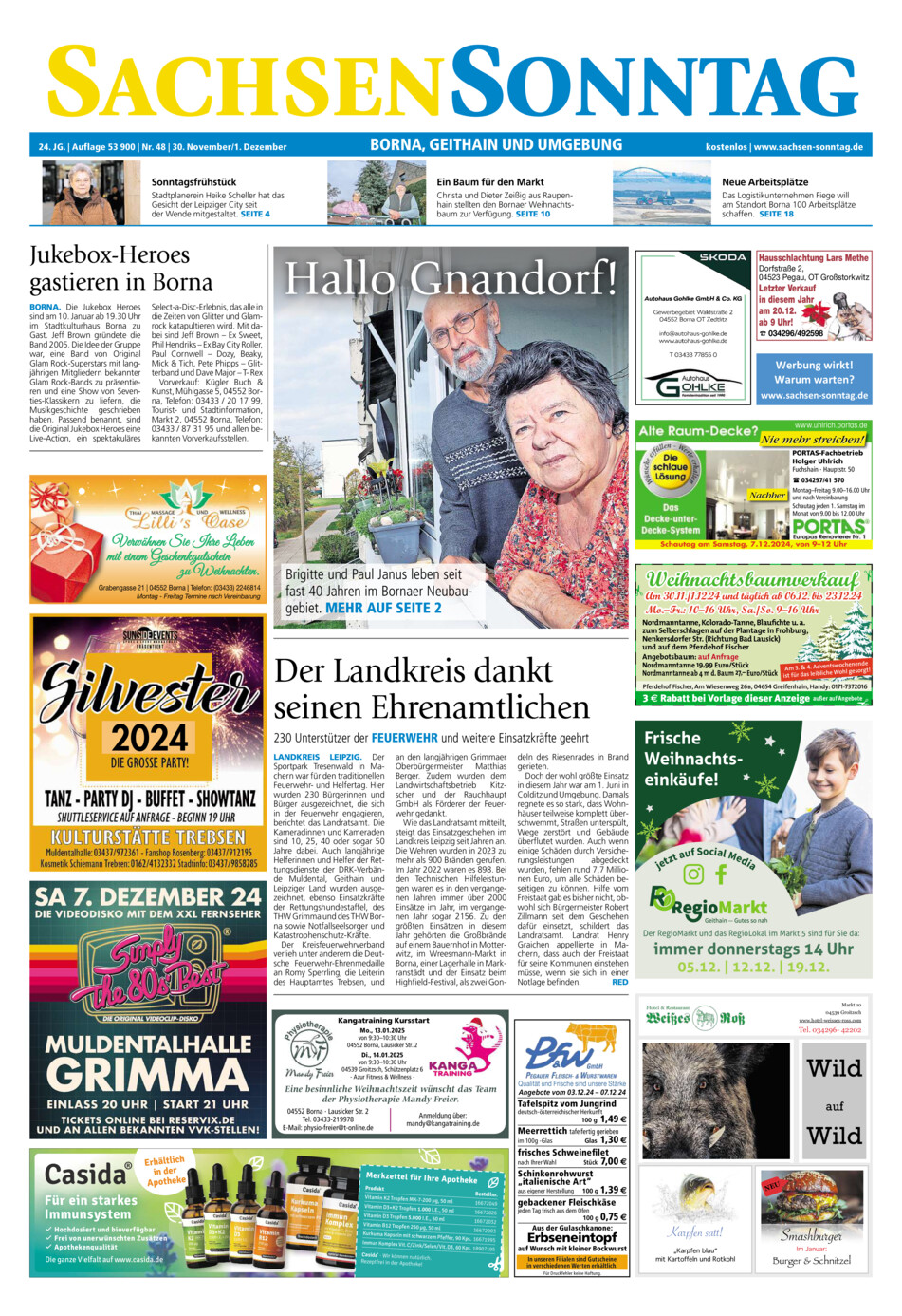 Sachsen-Sonntag Borna_Geithain vom Samstag, 30.11.2024