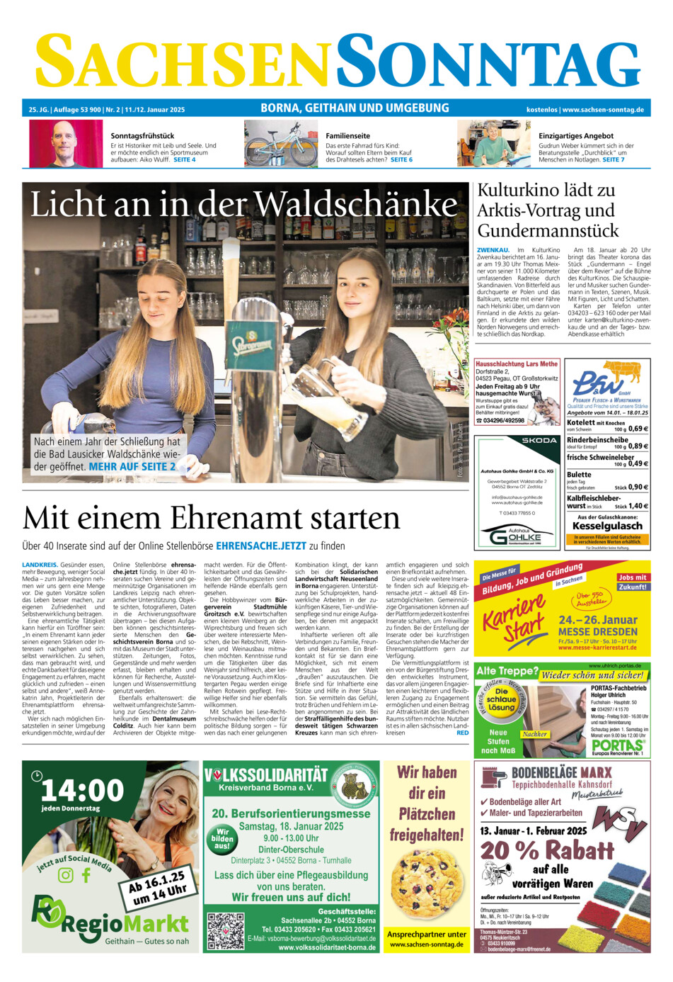 Sachsen-Sonntag Borna_Geithain vom Samstag, 11.01.2025