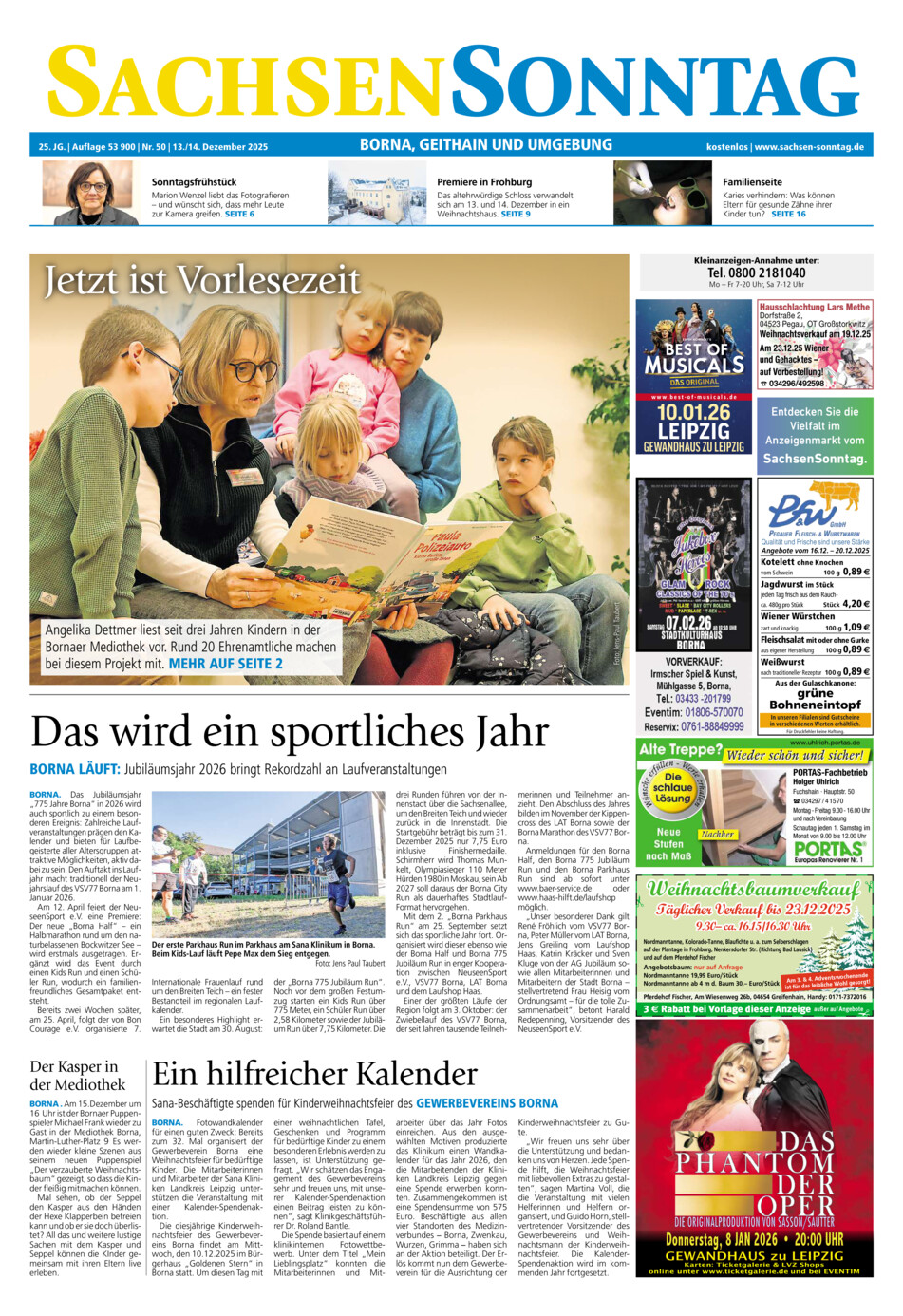 Sachsen-Sonntag Borna_Geithain vom Samstag, 13.12.2025