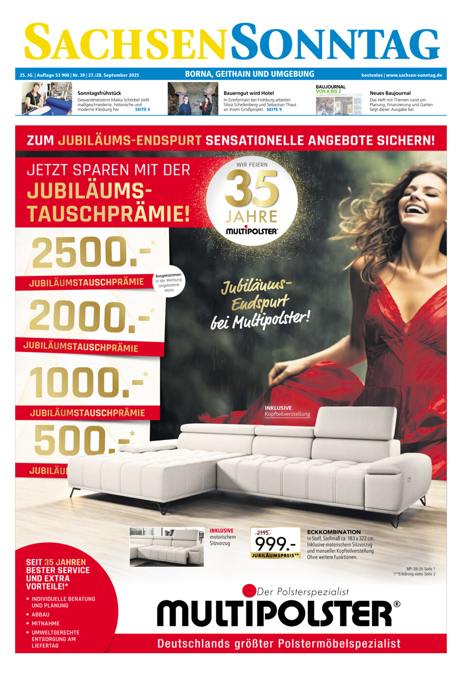 Sachsen-Sonntag Borna_Geithain vom Samstag, 27.09.2025