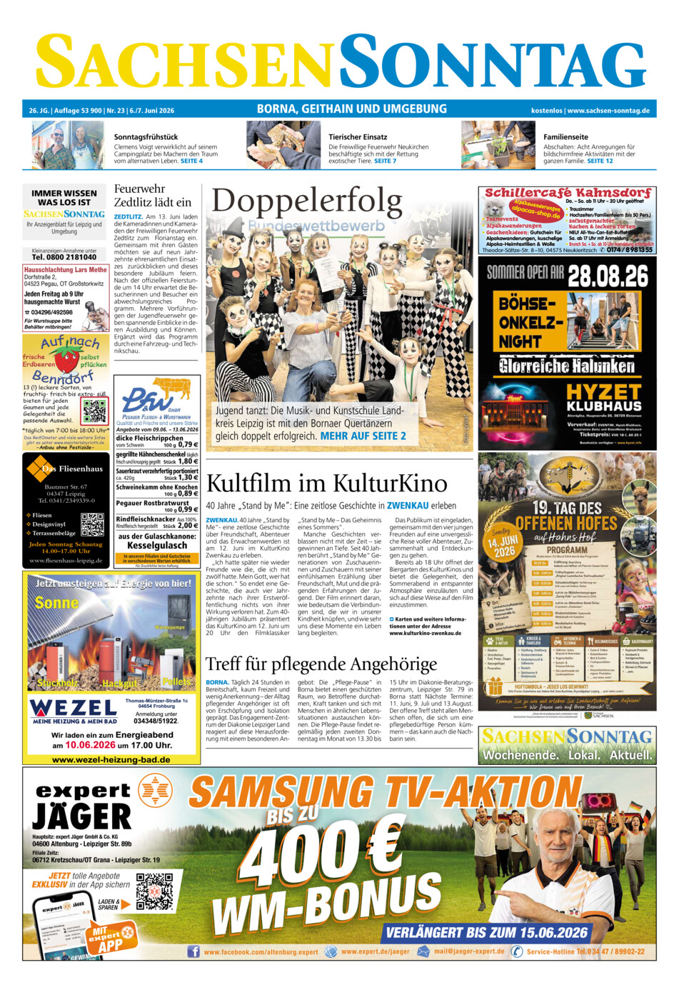Sachsen-Sonntag Borna_Geithain vom Samstag, 06.06.2026
