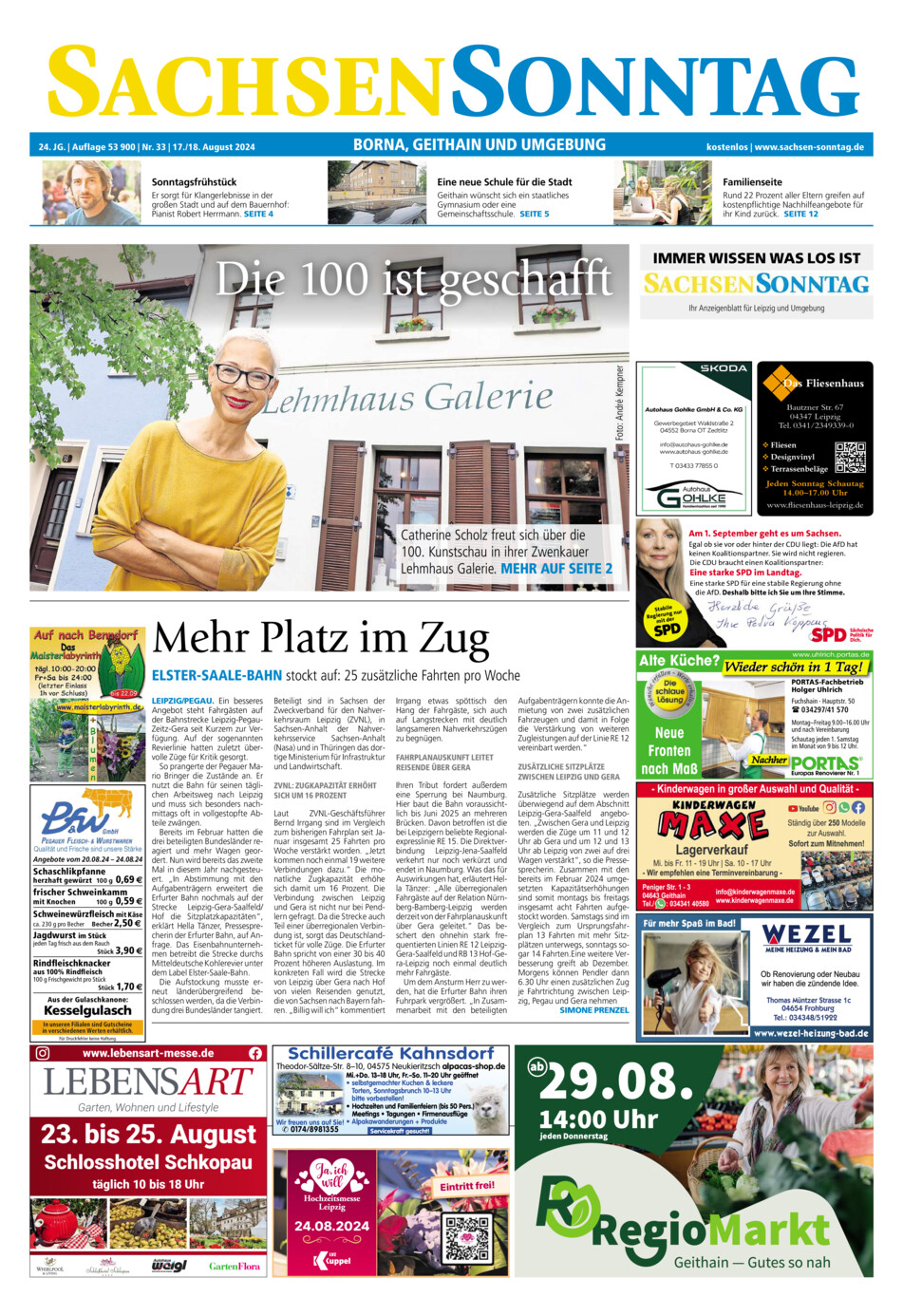 Sachsen-Sonntag Borna_Geithain vom Samstag, 17.08.2024