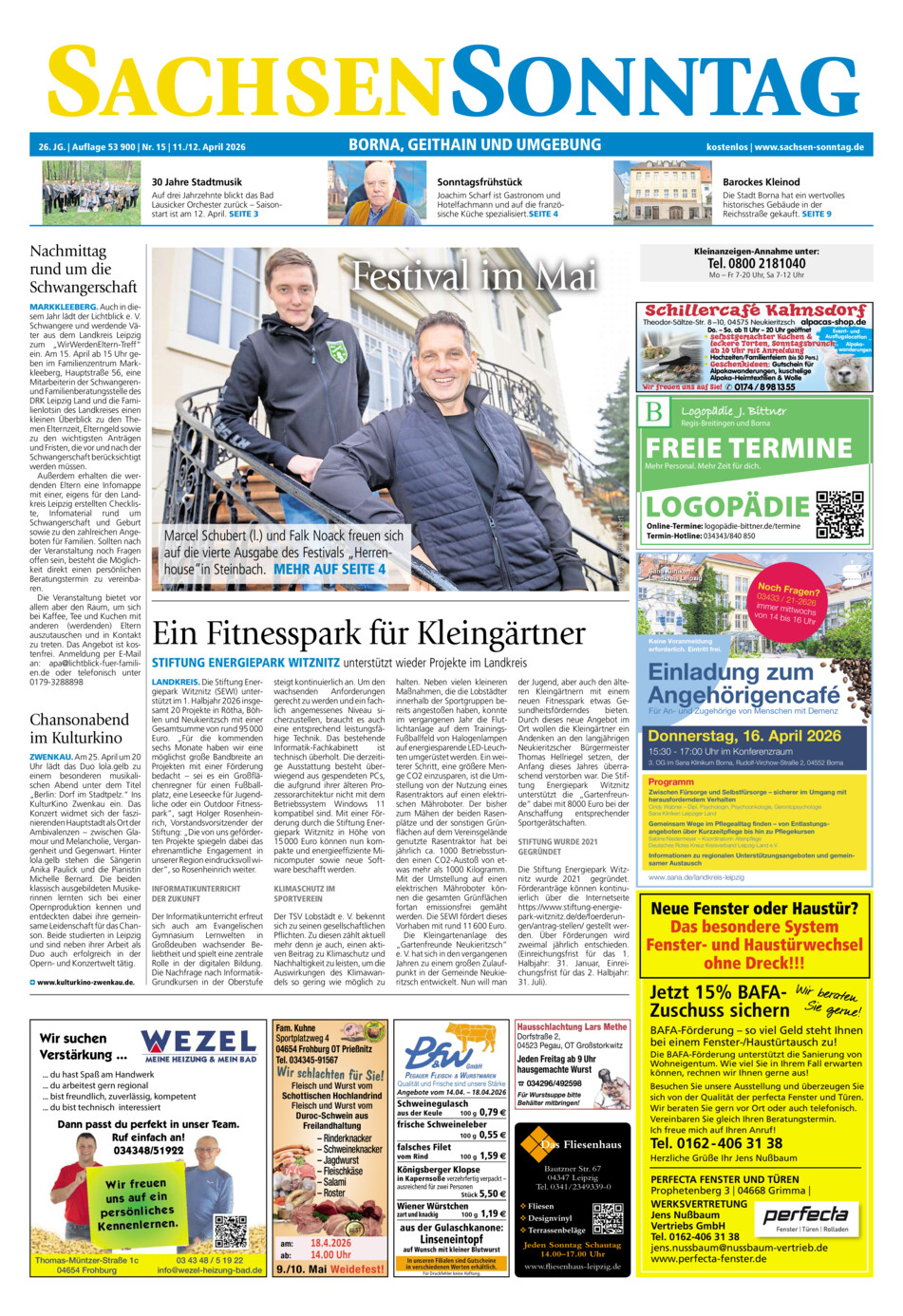 Sachsen-Sonntag Borna_Geithain vom Samstag, 11.04.2026