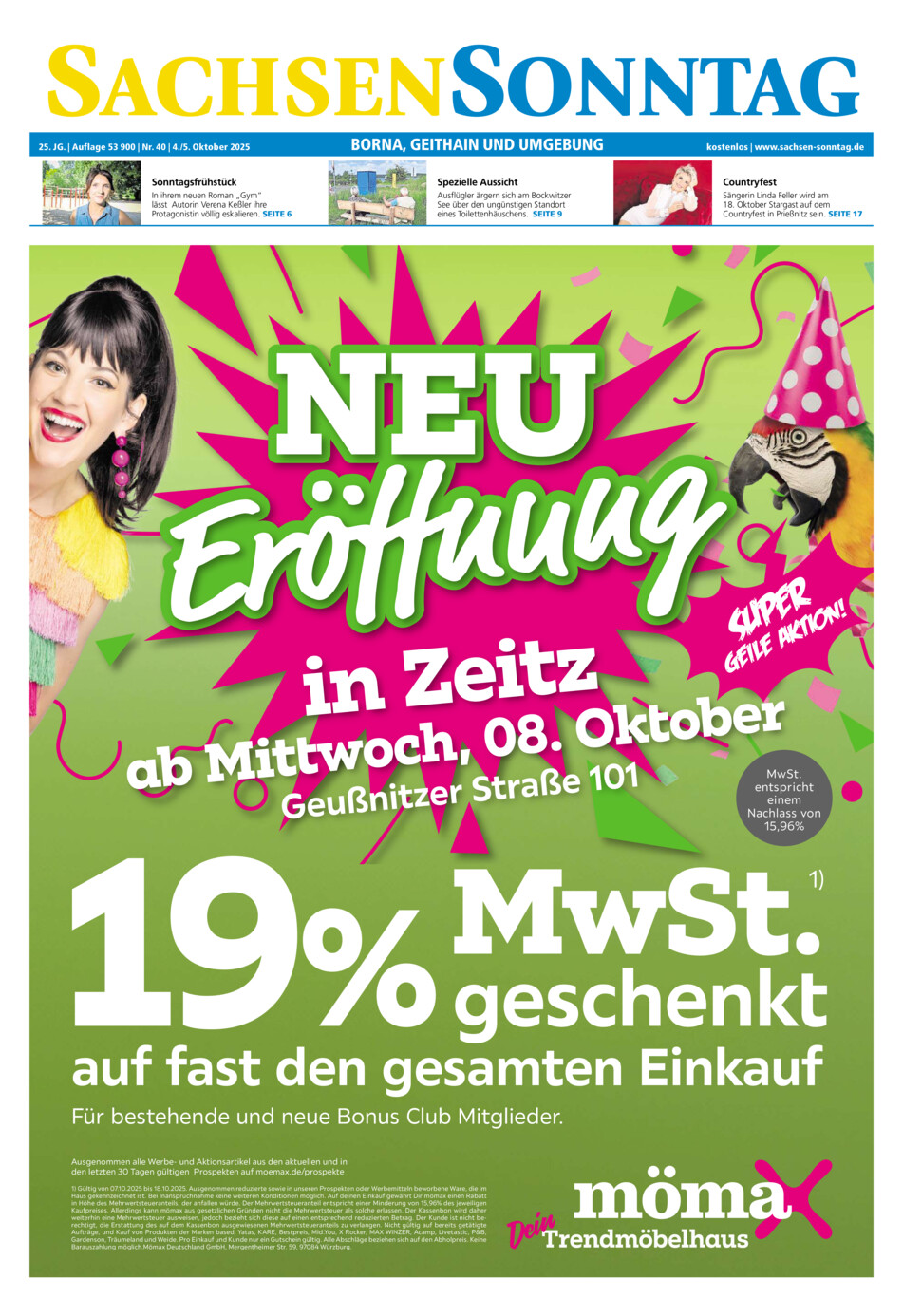Sachsen-Sonntag Borna_Geithain vom Samstag, 04.10.2025