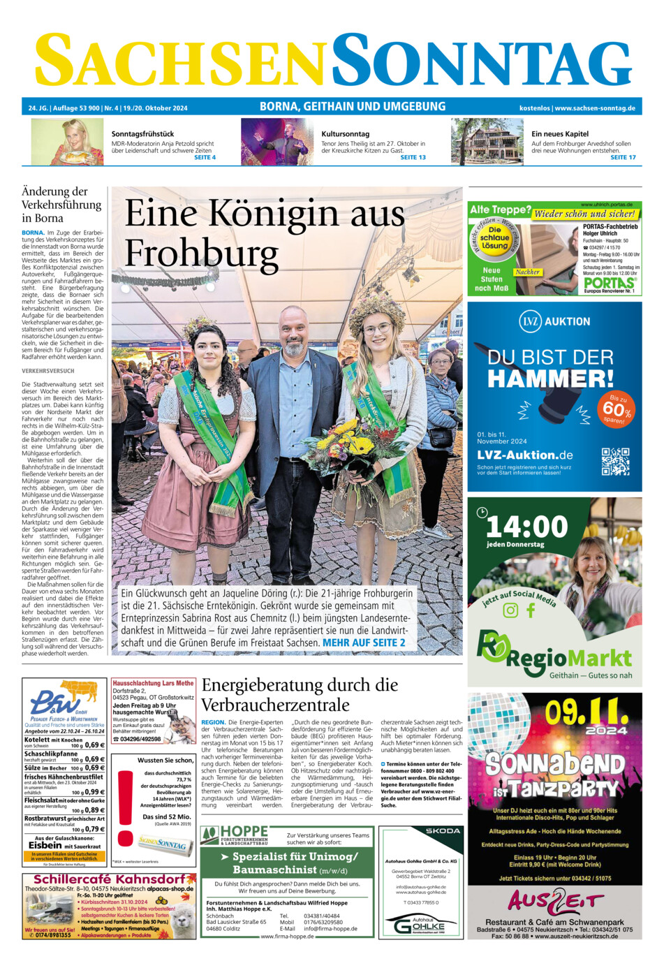 Sachsen-Sonntag Borna_Geithain vom Samstag, 19.10.2024