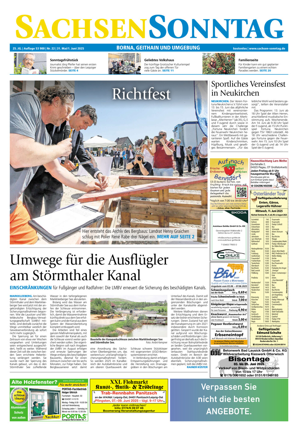 Sachsen-Sonntag Borna_Geithain vom Samstag, 31.05.2025