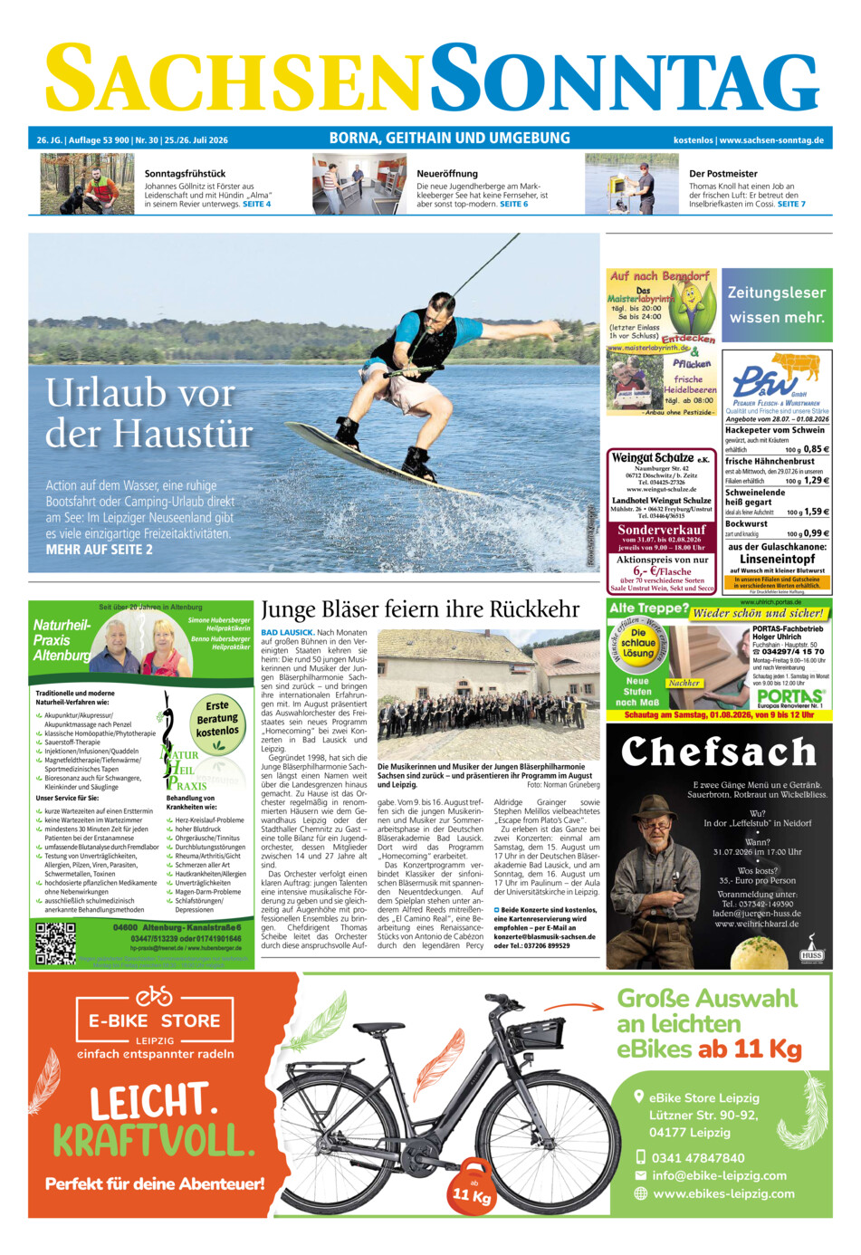 Sachsen-Sonntag Borna_Geithain vom Samstag, 25.07.2026