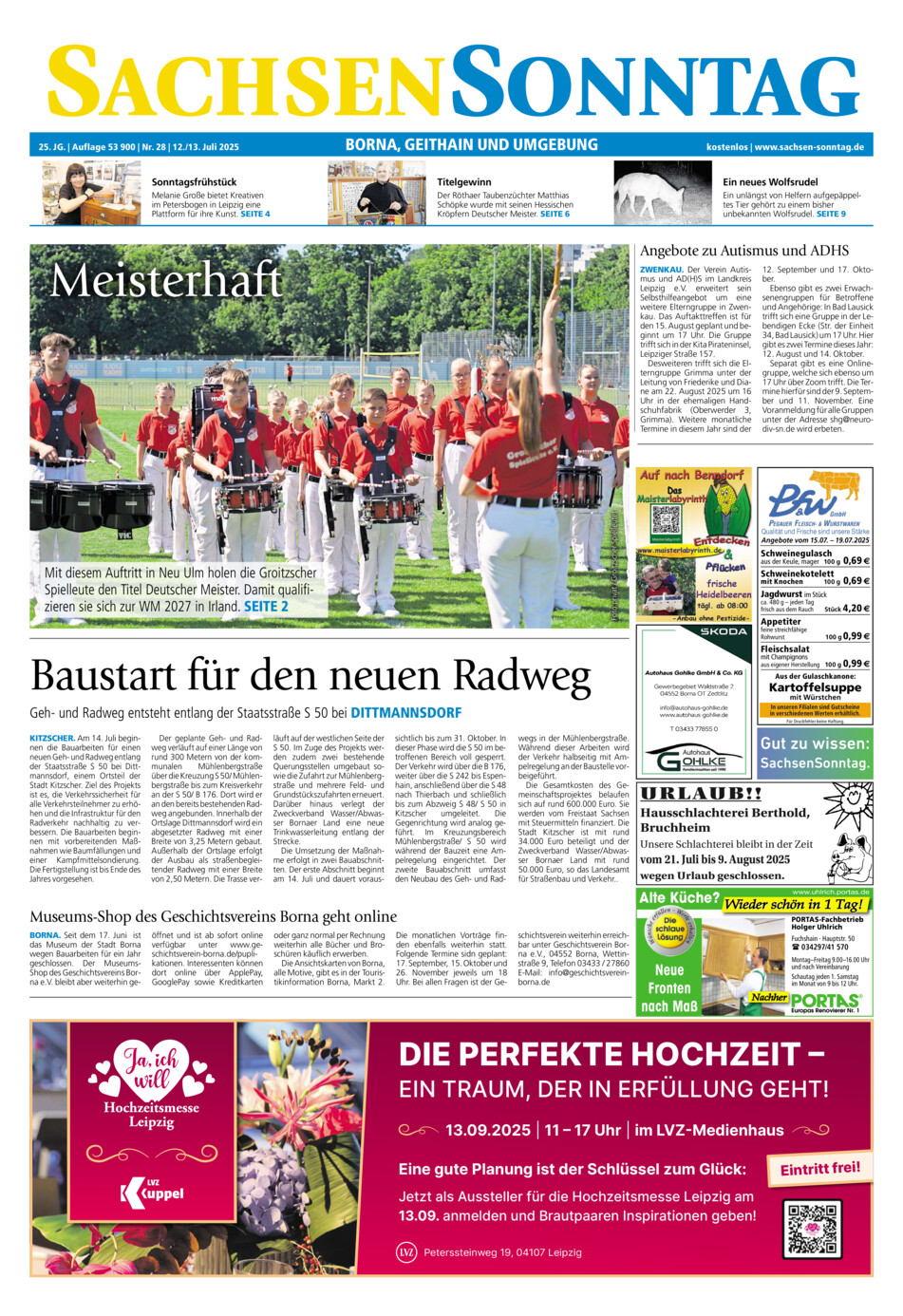 Sachsen-Sonntag Borna_Geithain vom Samstag, 12.07.2025
