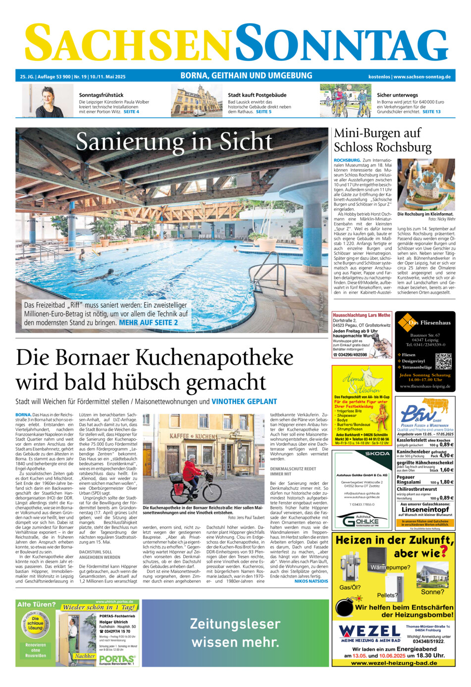 Sachsen-Sonntag Borna_Geithain vom Samstag, 10.05.2025