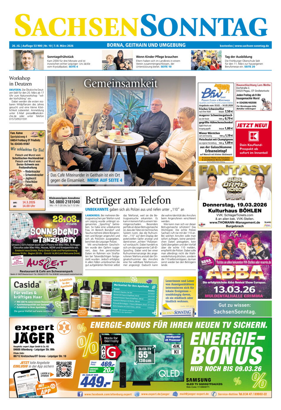Sachsen-Sonntag Borna_Geithain vom Samstag, 07.03.2026