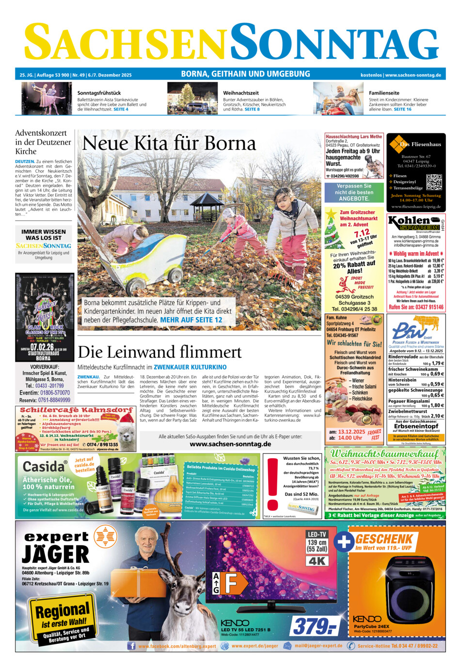 Sachsen-Sonntag Borna_Geithain vom Samstag, 06.12.2025