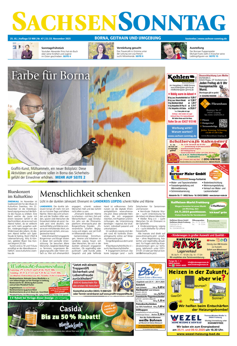 Sachsen-Sonntag Borna_Geithain vom Samstag, 22.11.2025