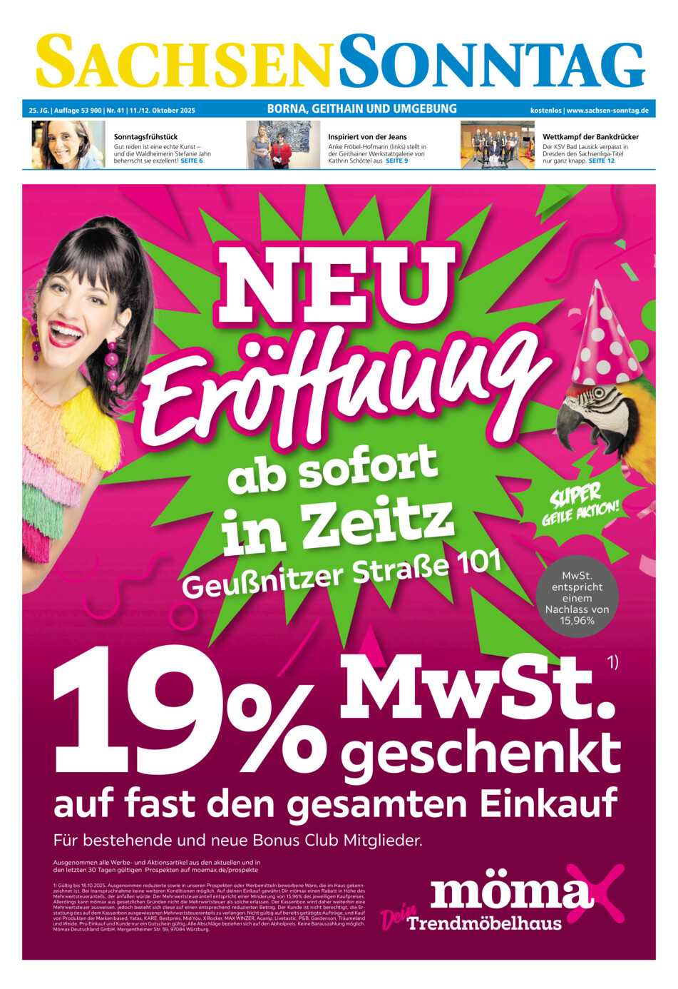 Sachsen-Sonntag Borna_Geithain vom Samstag, 11.10.2025