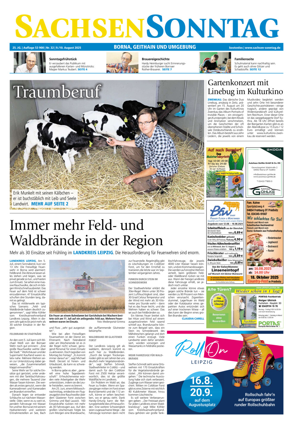 Sachsen-Sonntag Borna_Geithain vom Samstag, 09.08.2025