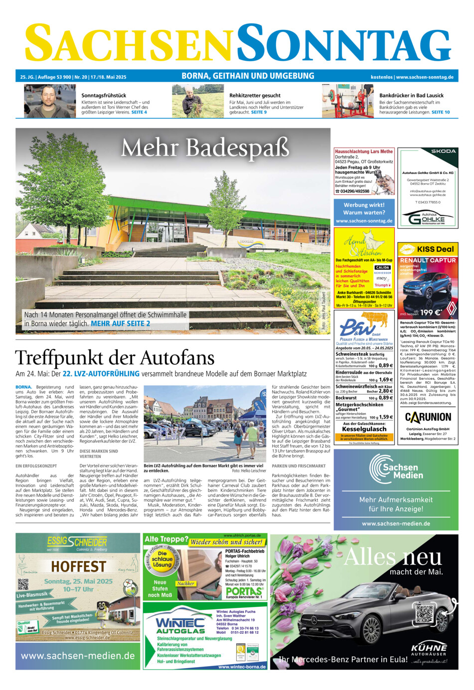 Sachsen-Sonntag Borna_Geithain vom Samstag, 17.05.2025