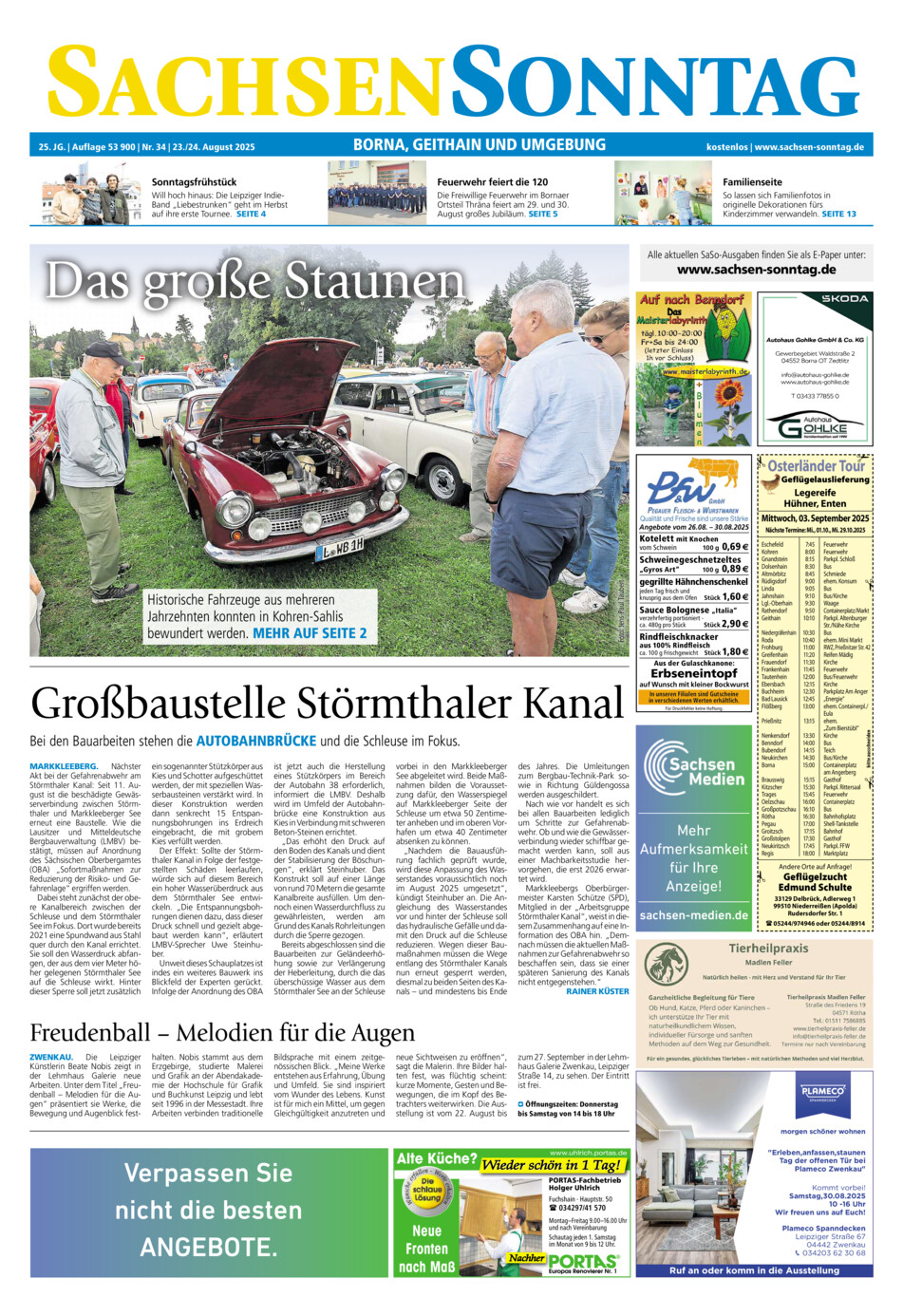 Sachsen-Sonntag Borna_Geithain vom Samstag, 23.08.2025