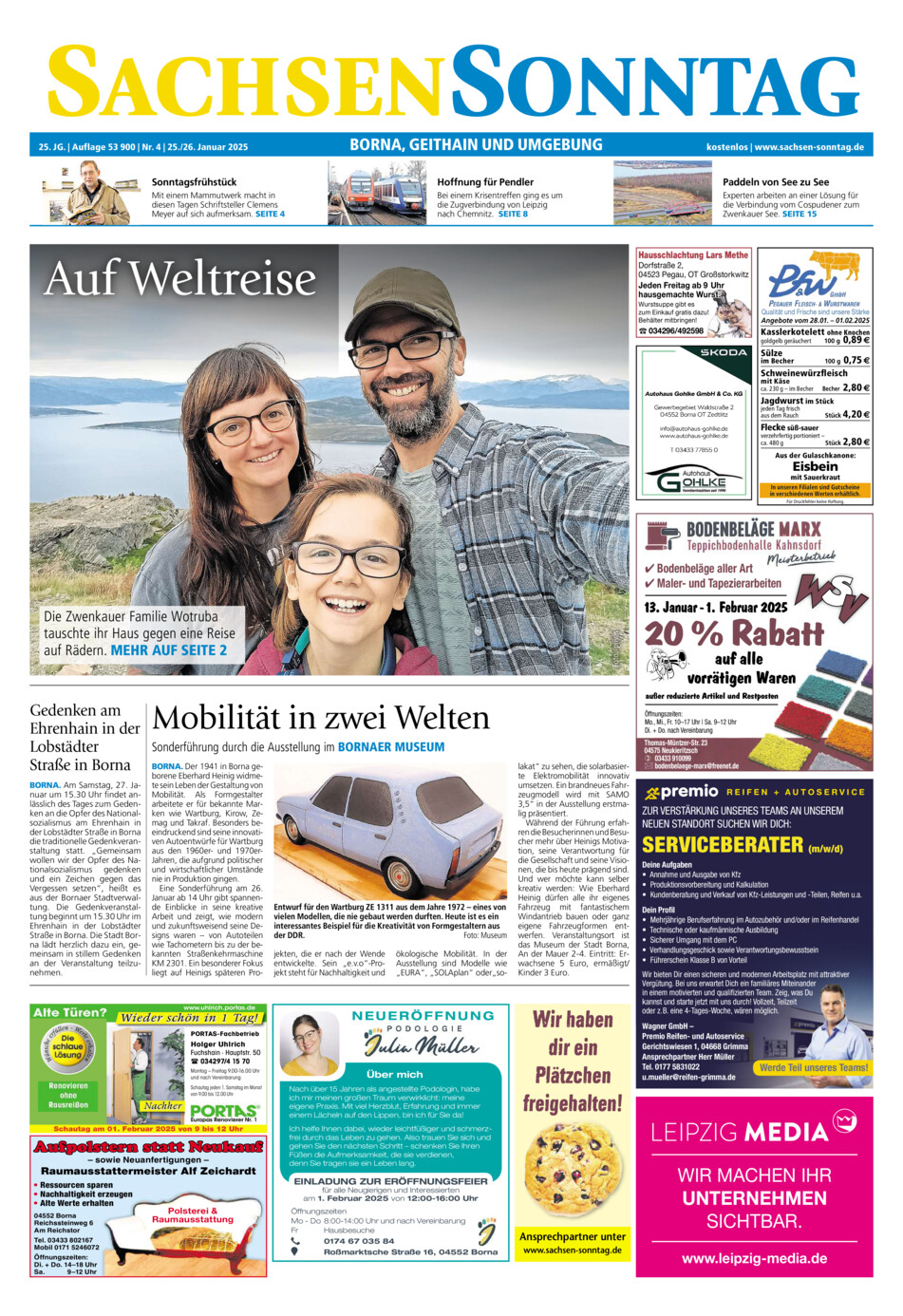 Sachsen-Sonntag Borna_Geithain vom Samstag, 25.01.2025