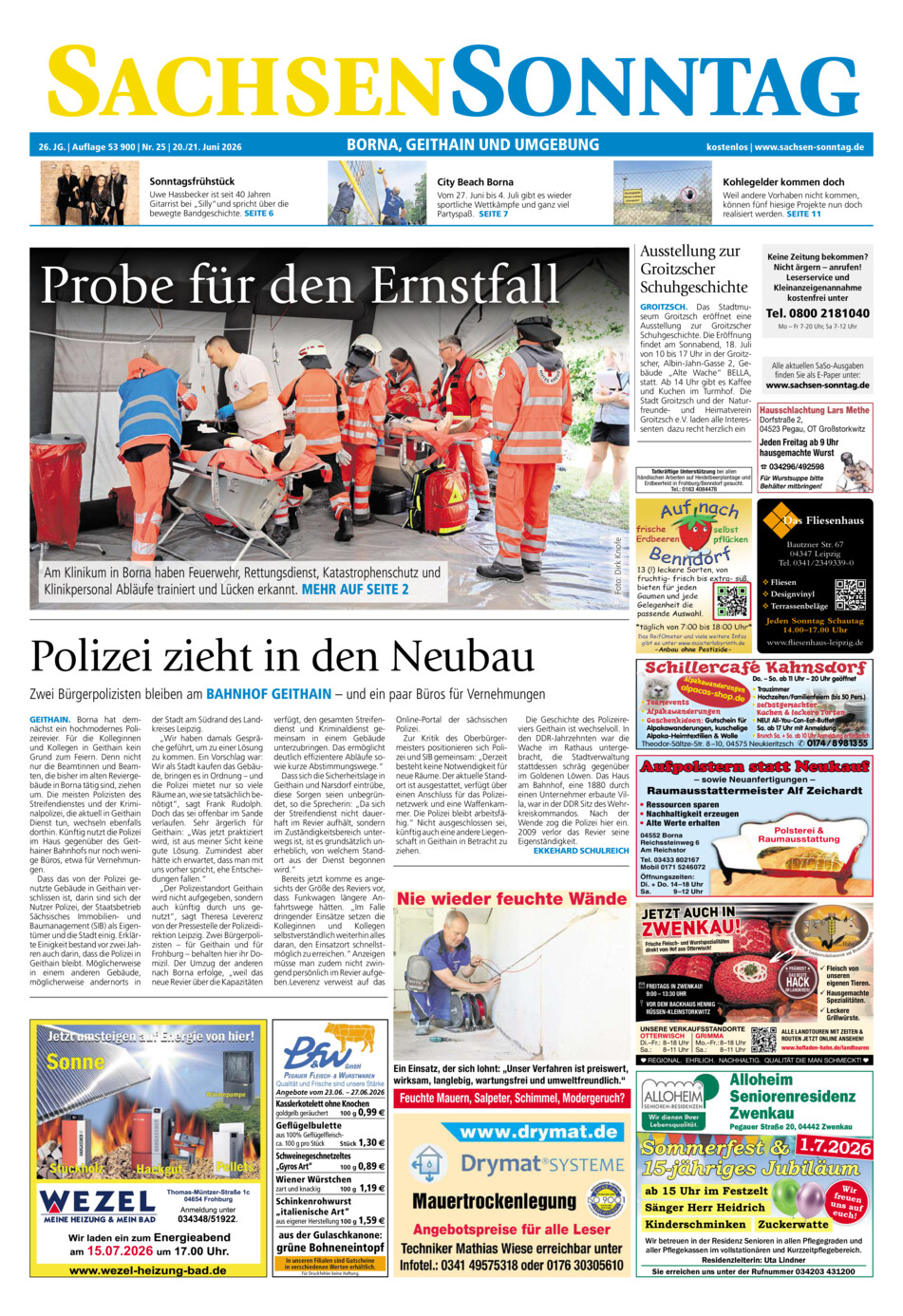 Sachsen-Sonntag Borna_Geithain vom Samstag, 20.06.2026