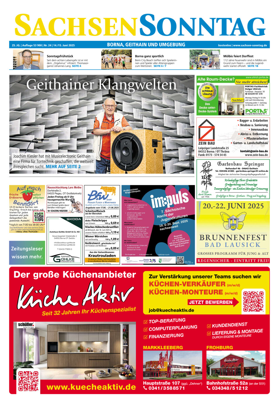 Sachsen-Sonntag Borna_Geithain vom Samstag, 14.06.2025