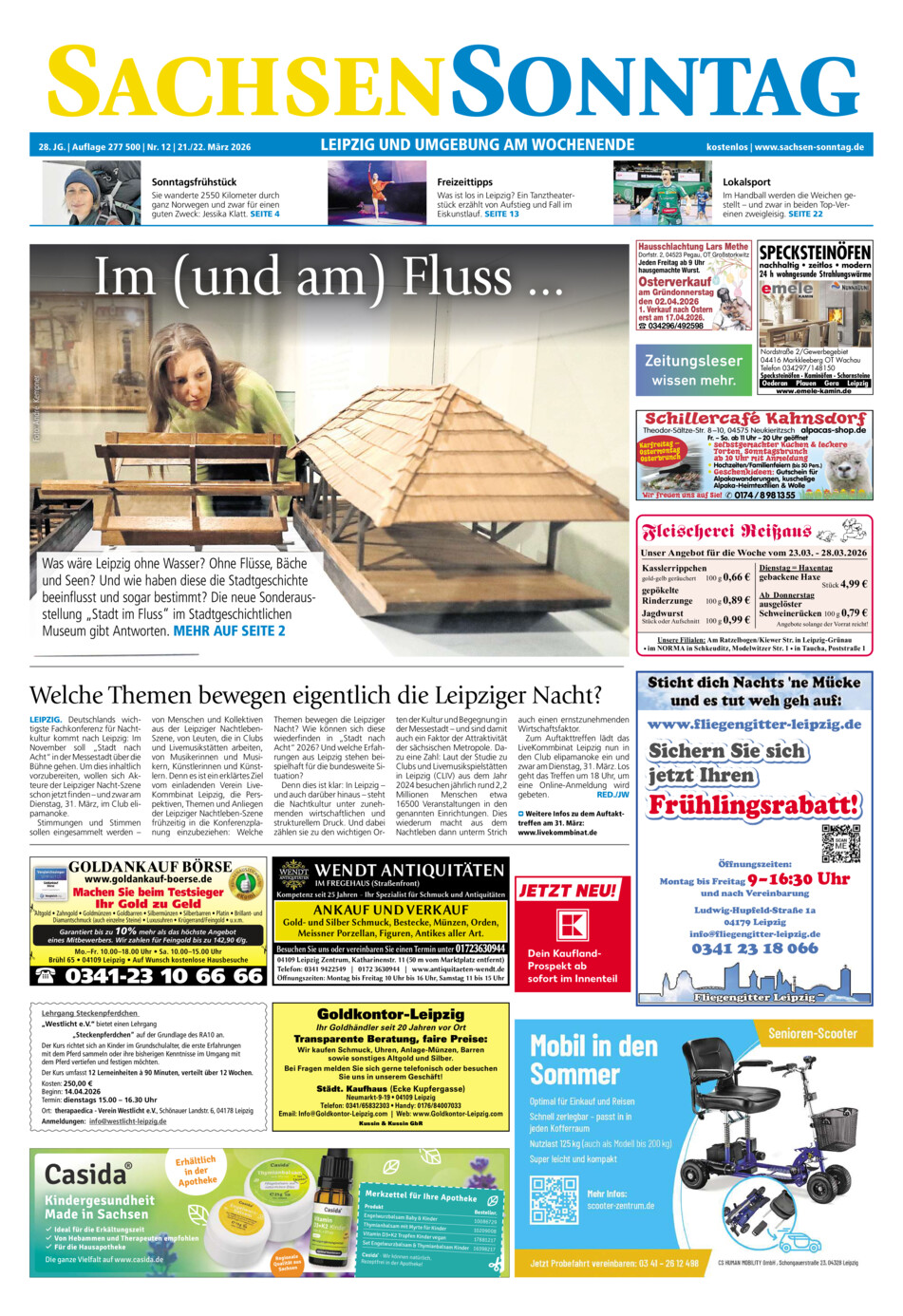 Sachsen-Sonntag Leipzig vom Samstag, 21.03.2026