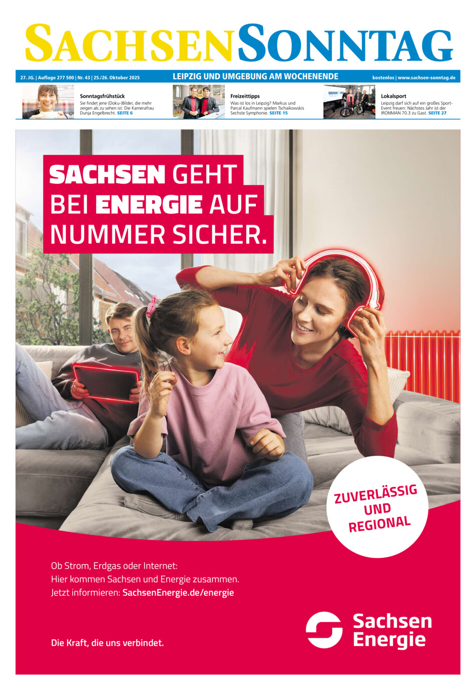 Sachsen-Sonntag Leipzig vom Samstag, 25.10.2025