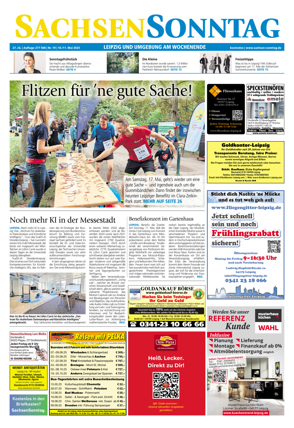 Sachsen-Sonntag Leipzig vom Samstag, 10.05.2025