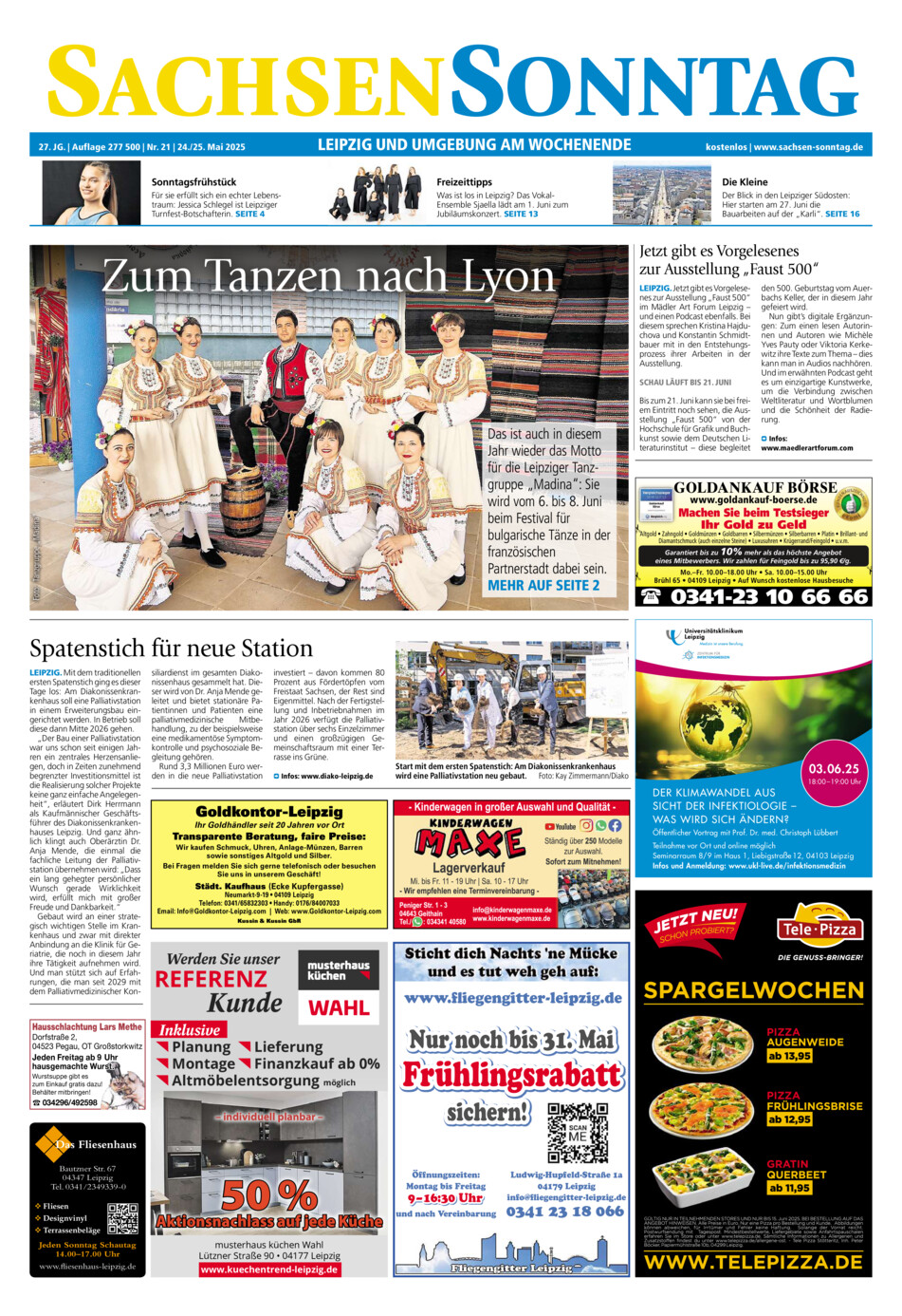 Sachsen-Sonntag Leipzig vom Samstag, 24.05.2025