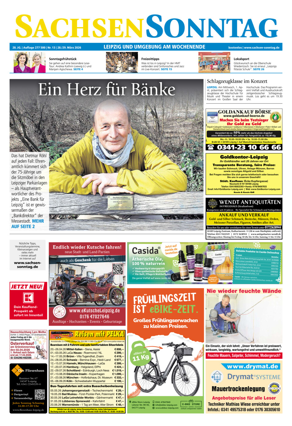 Sachsen-Sonntag Leipzig vom Samstag, 28.03.2026