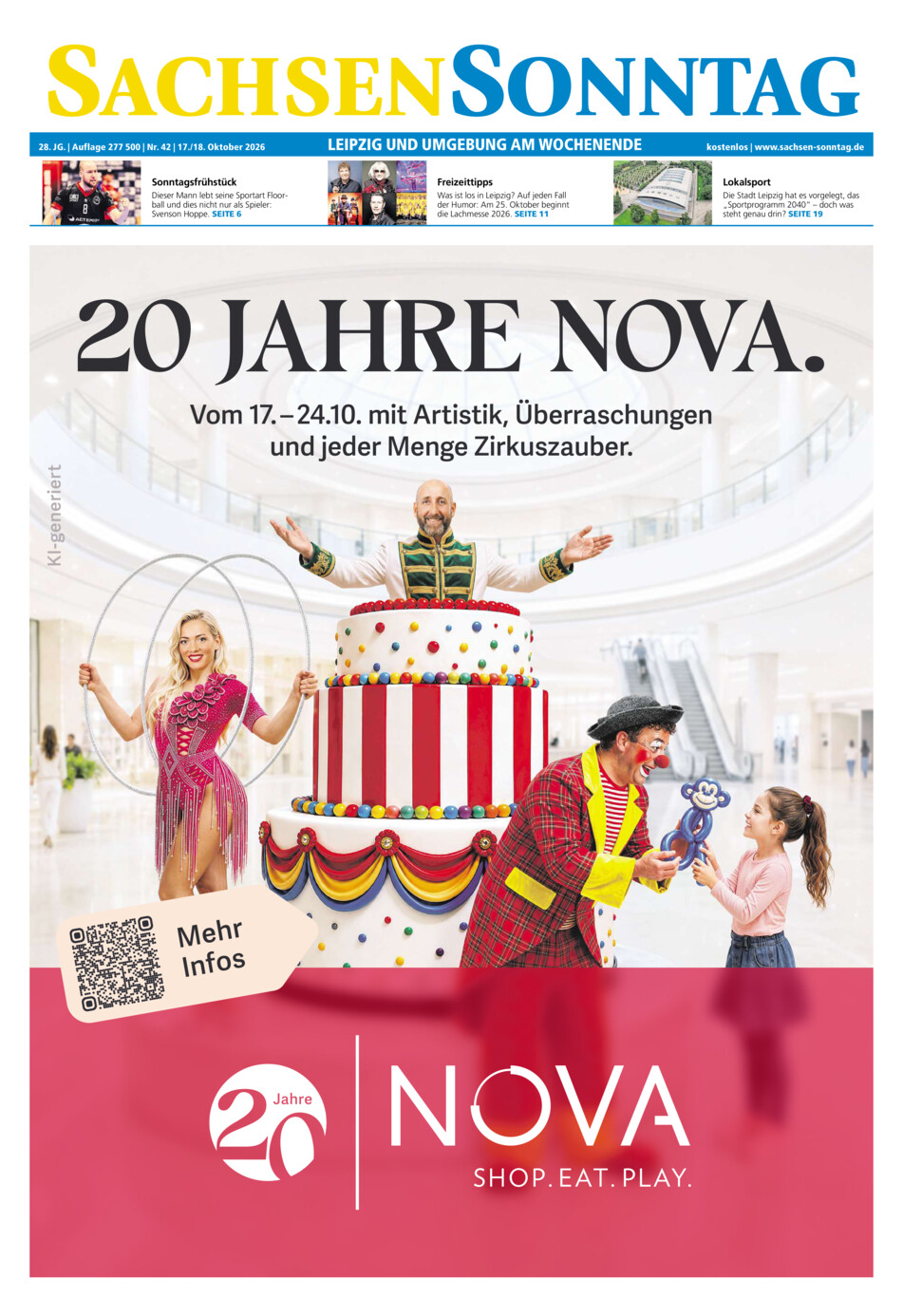 Sachsen-Sonntag Leipzig vom Samstag, 17.10.2026