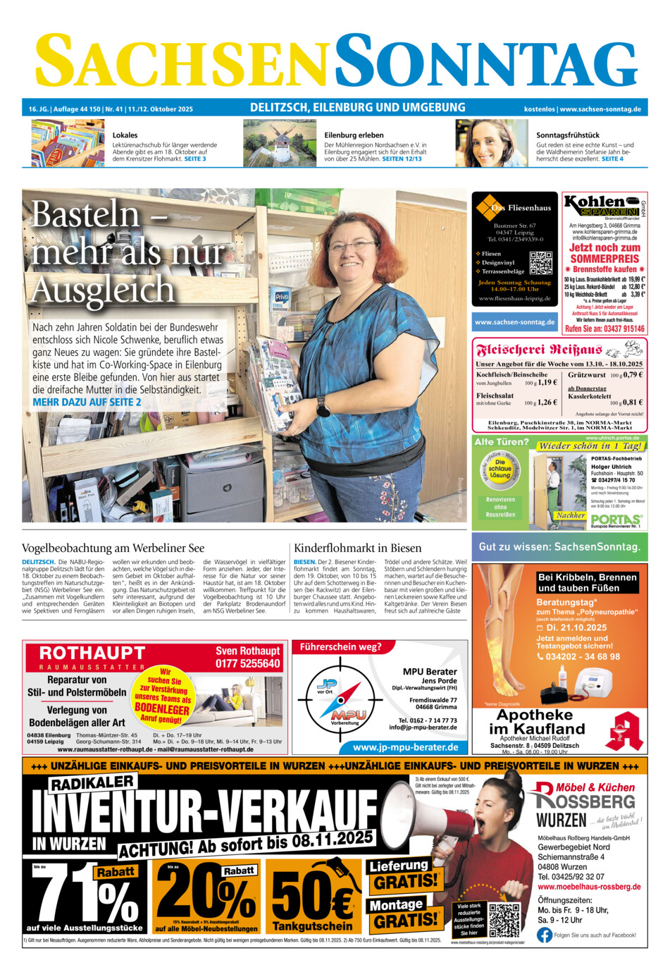 Sachsen-Sonntag Delitzsch_Eilenburg vom Samstag, 11.10.2025