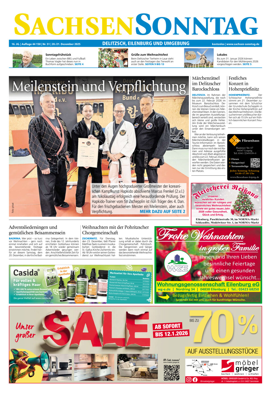 Sachsen-Sonntag Delitzsch_Eilenburg vom Samstag, 20.12.2025