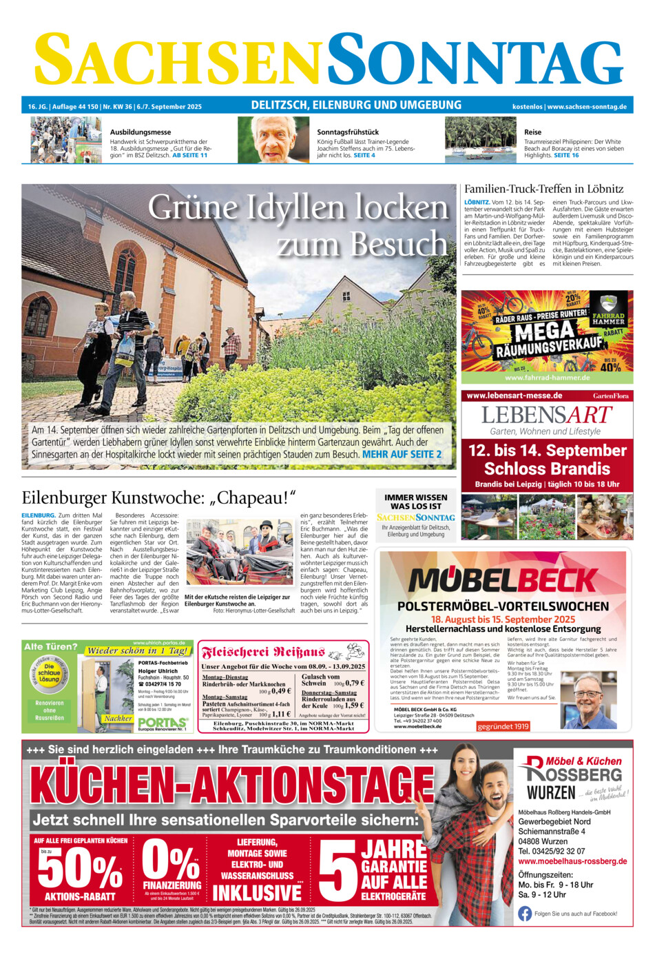 Sachsen-Sonntag Delitzsch_Eilenburg vom Samstag, 06.09.2025