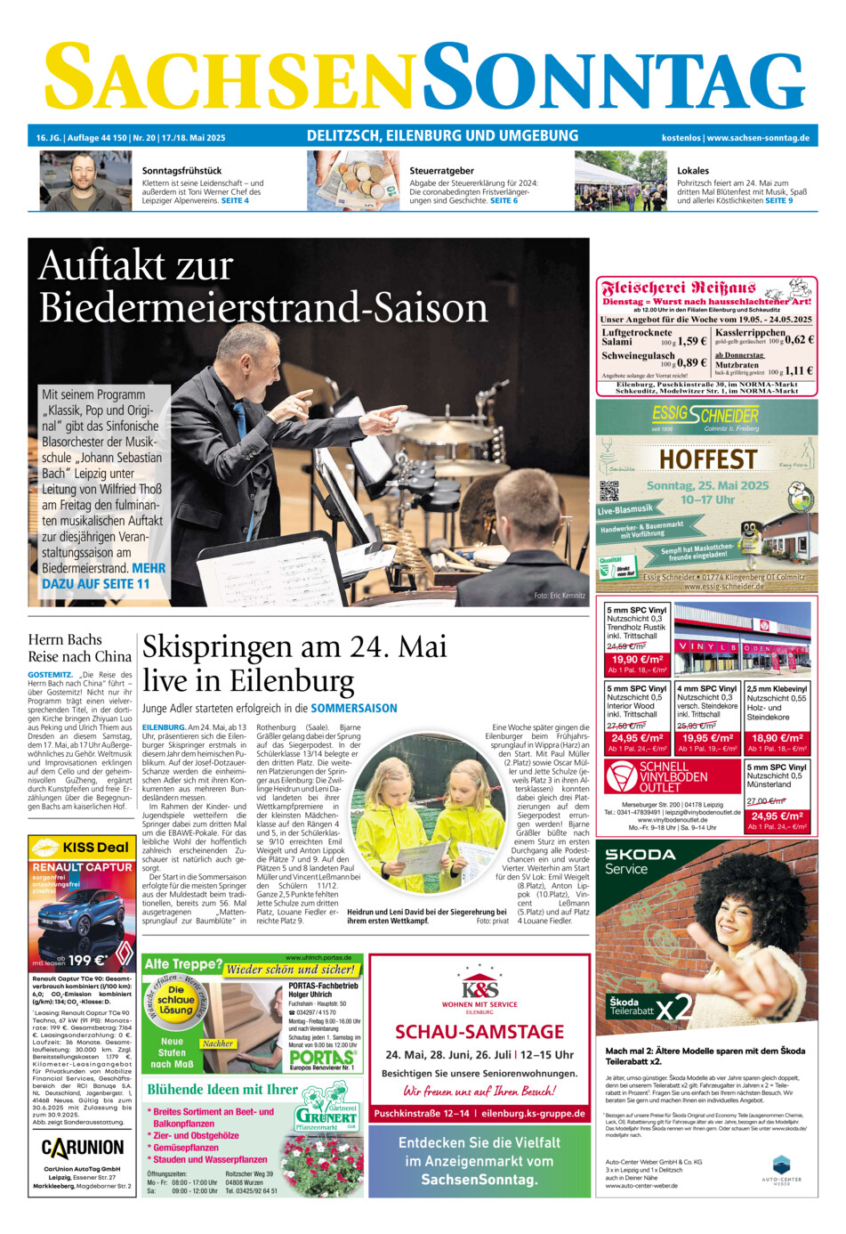 Sachsen-Sonntag Delitzsch_Eilenburg vom Samstag, 17.05.2025