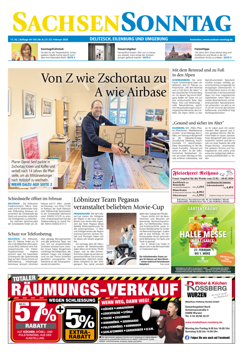 Sachsen-Sonntag Delitzsch_Eilenburg vom Samstag, 21.02.2026