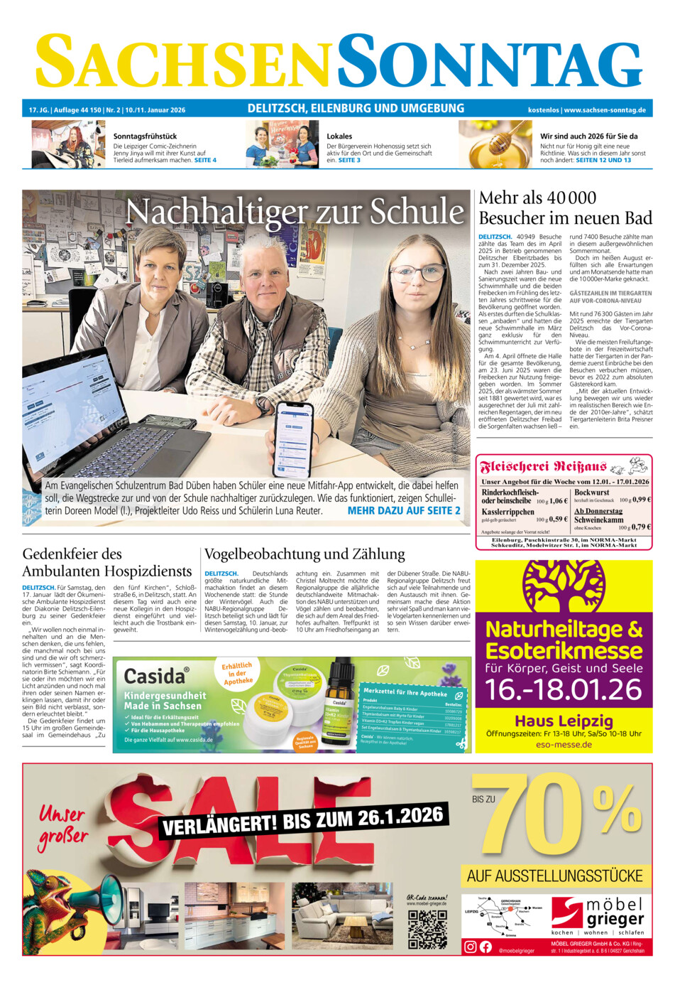 Sachsen-Sonntag Delitzsch_Eilenburg vom Samstag, 10.01.2026