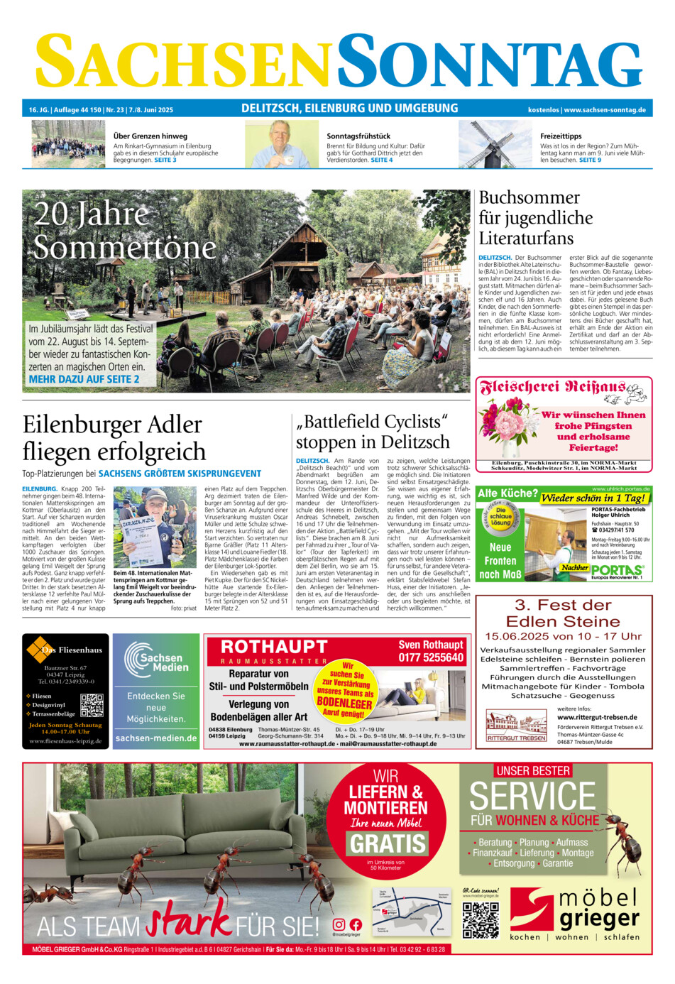 Sachsen-Sonntag Delitzsch_Eilenburg vom Samstag, 07.06.2025