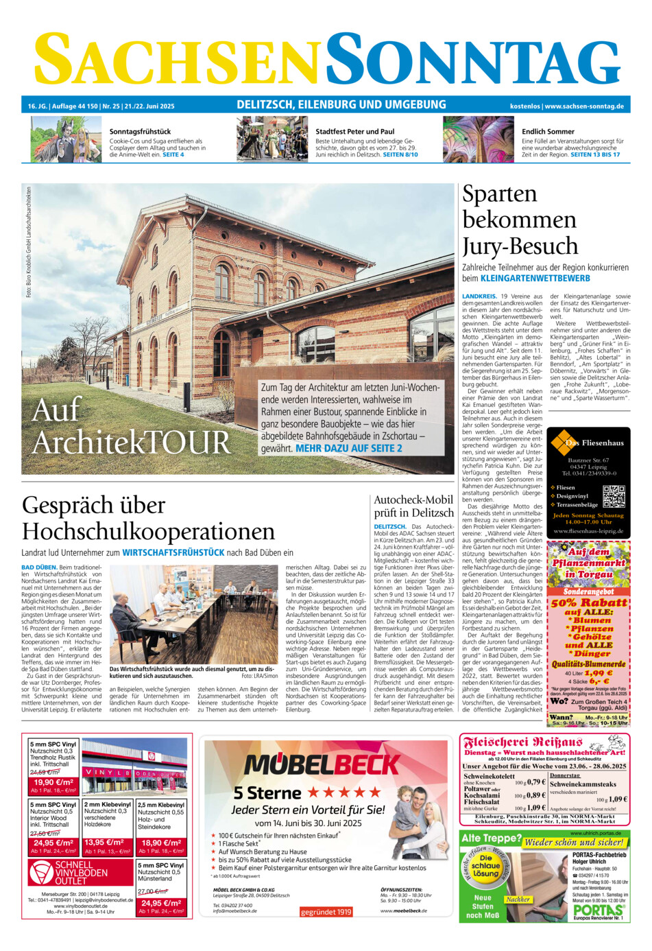 Sachsen-Sonntag Delitzsch_Eilenburg vom Samstag, 21.06.2025